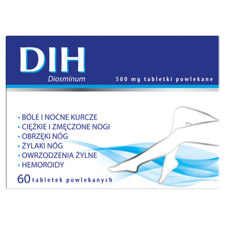 DIH 500 mg, 60 tabletek powlekanych - zdjęcie produktu
