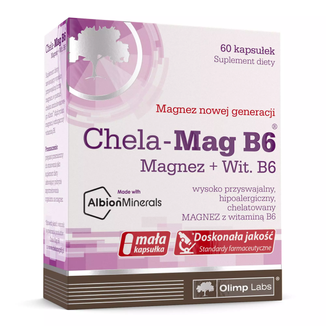 Olimp Chela-Mag B6, 60 kapsułek USZKODZONE OPAKOWANIE - zdjęcie produktu