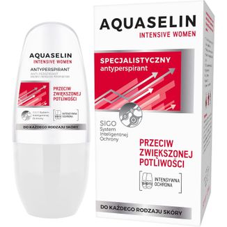 Aquaselin Intensive Women, antyperspirant przeciw zwiększonej potliwości, 50 ml - zdjęcie produktu