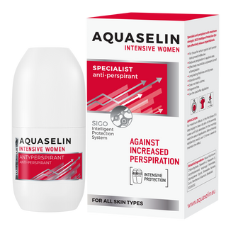 Aquaselin Intensive Women, antyperspirant przeciw zwiększonej potliwości, 50 ml - zdjęcie produktu
