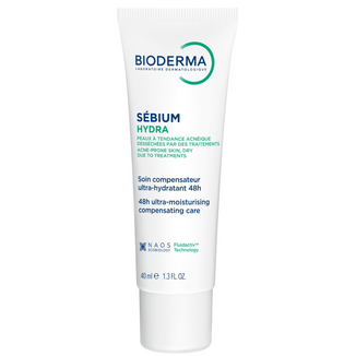 Bioderma Sebium Hydra, krem nawilżający do skóry tłustej i ze skłonnością do trądziku, 40 ml USZKODZONE OPAKOWANIE - zdjęcie produktu
