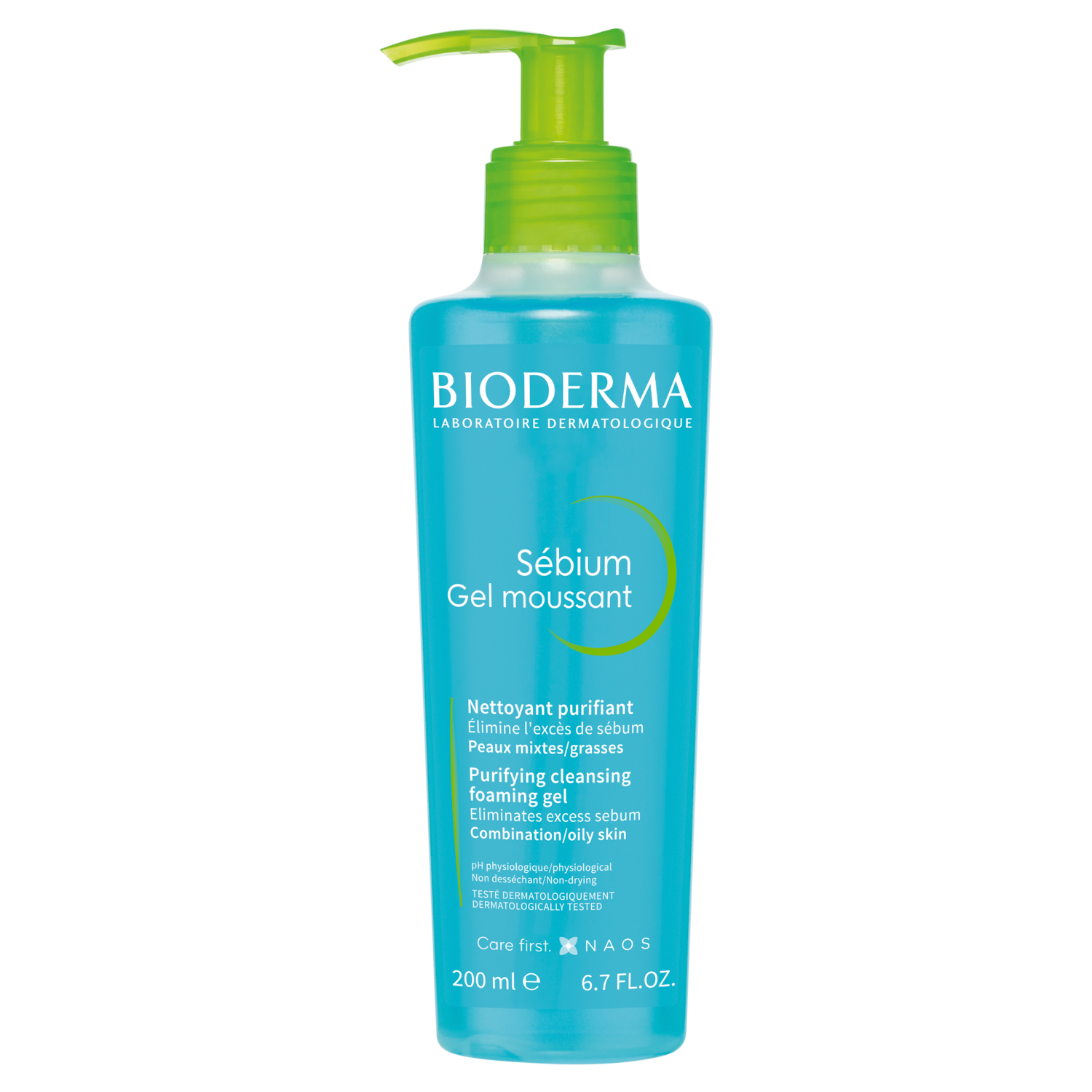 Bioderma Bioderma Sebium Gel Moussant, antibakteriell Gesichtsreinigungsgel, Mischhaut und zu Akne neigend, 200 ml — Inhaltsstoffe und Bewertung