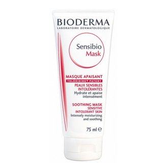 Bioderma Sensibio Mask, maseczka łagodząco-nawilżająca, skóra wrażliwa i nadrważliwa, 75 ml - zdjęcie produktu