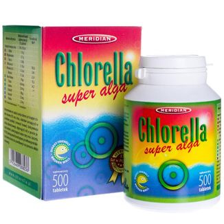 Chlorella, alga prasowana, 500 tabletek - zdjęcie produktu