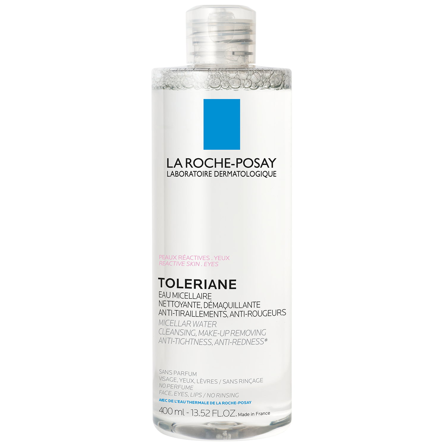 La Roche Posay La Roche-Posay Toleriane, Mizellenwasser, empfindliche Haut Gesicht und Augen, 400 ml — Inhaltsstoffe und Bewertung