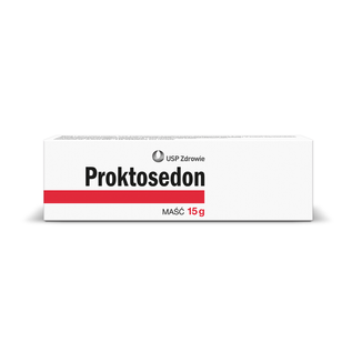 Proktosedon 5 mg + 5 mg + 10 mg + 10 mg/ g, maść doodbytnicza, 15 g - zdjęcie produktu