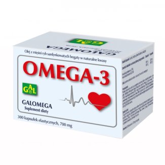 GAL Omega-3, 300 kapsułek elastycznych - zdjęcie produktu