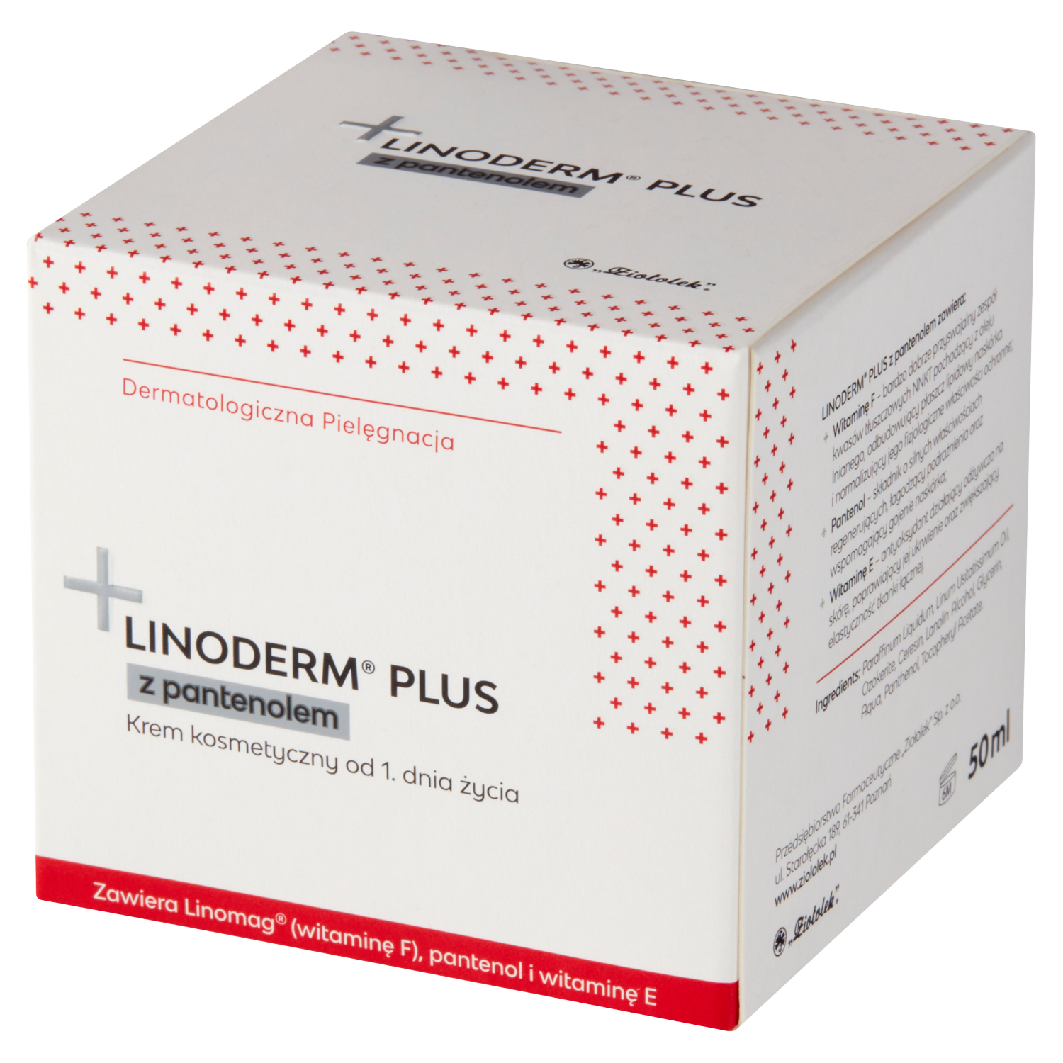 Linoderm Linoderm Plus, Creme kosmetisch ab dem 1. Lebenstag mit Panthenol, 50 ml — Inhaltsstoffe und Bewertung
