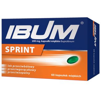 Ibum Sprint 200 mg, 60 kapsułek miękkich USZKODZONE OPAKOWANIE - zdjęcie produktu