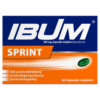 Ibum Sprint 200 mg, 60 kapsułek miękkich USZKODZONE OPAKOWANIE - zdjęcie produktu