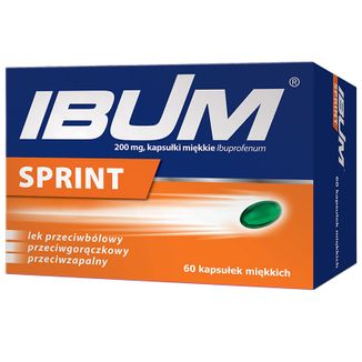 Ibum Sprint 200 mg, 60 kapsułek miękkich - zdjęcie produktu