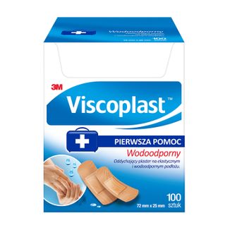Viscoplast Wodoodporny, plastry z mikroperforacją, 72 mm x 25 mm, 100 sztuk USZKODZONE OPAKOWANIE Viscoplast Wodoodporny, plastry z mikroperforacją, 72 mm x 25 mm, 100 sztuk USZKODZONE OPAKOWANIE - zdjęcie produktu