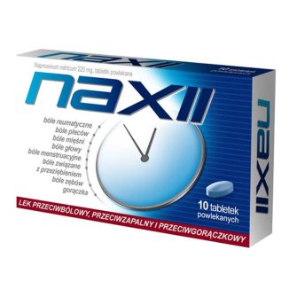 Naxii 220 mg, 10 tabletek - zdjęcie produktu