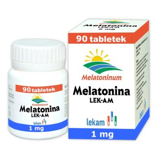 Melatonina LEK-AM 1 mg, 90 tabletek - zdjęcie produktu