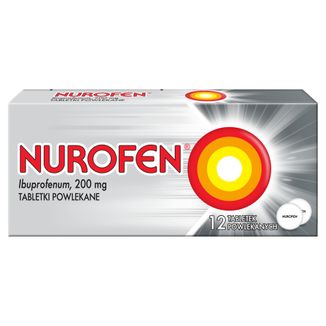 Nurofen 200 mg, 12 tabletek powlekanych - zdjęcie produktu