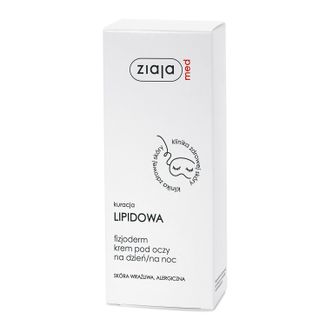 Ziaja Med Kuracja lipidowa, fizjoderm krem pod oczy do skóry wrażliwej, na dzień i na noc, 15 ml USZKODZONE OPAKOWANIE Ziaja Med Kuracja lipidowa, fizjoderm krem pod oczy do skóry wrażliwej, na dzień i na noc, 15 ml USZKODZONE OPAKOWANIE - zdjęcie produktu