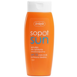 Ziaja Sopot Sun, emulsja do opalania SPF 15, 150 ml Ziaja Sopot Sun, emulsja do opalania SPF 15, 150 ml - zdjęcie produktu