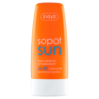 Ziaja Sopot Sun, krem przeciwzmarszczkowy, SPF 30, 60 ml - zdjęcie produktu