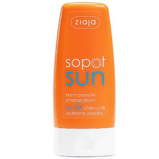 Ziaja Sopot Sun, krem przeciwzmarszczkowy, SPF 30, 60 ml - zdjęcie produktu