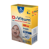 D-Vitum 400 j.m., witamina D dla noworodków, niemowląt i dzieci, krople doustne, 6 ml - miniaturka zdjęcia produktu