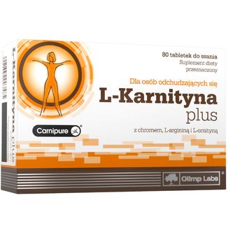 Olimp L-Karnityna Plus, 80 tabletek do ssania - zdjęcie produktu