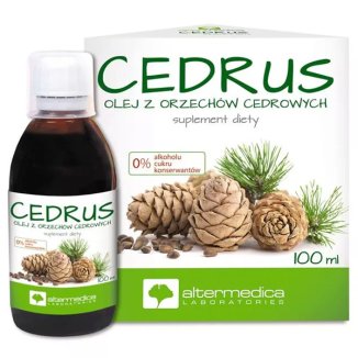 Alter Medica Cedrus, olej z orzechów cedrowych, 100 ml - zdjęcie produktu