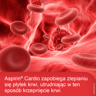 Aspirin Cardio 100 mg, 28 tabletek powlekanych - 3 Aspirin Cardio 100 mg, 28 tabletek powlekanych - 3 - zdjęcie produktu
