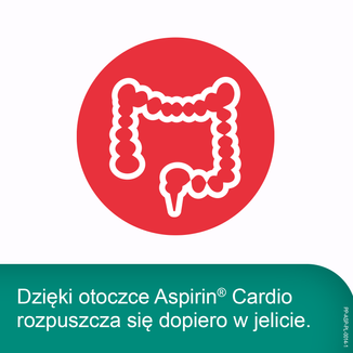 Aspirin Cardio 100 mg, 28 tabletek powlekanych - 6 Aspirin Cardio 100 mg, 28 tabletek powlekanych - 6 - zdjęcie produktu