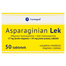 Asparaginian Lek 17 mg + 54 mg, 50 tabletek - 1 Asparaginian Lek 17 mg + 54 mg, 50 tabletek - miniaturka zdjęcia produktu
