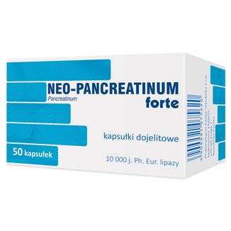 Neo-Pancreatinum Forte 10000 j.Ph.Eur., 50 kapsułek dojelitowych - zdjęcie produktu