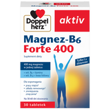 Doppelherz aktiv Magnez-B6 Forte 400, 30 tabletek USZKODZONE OPAKOWANIE Doppelherz aktiv Magnez-B6 Forte 400, 30 tabletek USZKODZONE OPAKOWANIE - miniaturka zdjęcia produktu