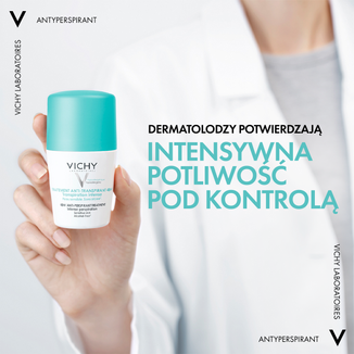 Vichy, antyperspirant roll-on, kuracja przeciw nadmiernemu poceniu, 48 h, 50 ml - 3 Vichy, antyperspirant roll-on, kuracja przeciw nadmiernemu poceniu, 48 h, 50 ml - 3 - zdjęcie produktu