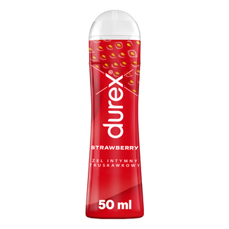 Durex Strawberry, żel intymny, truskawkowy, 50 ml - zdjęcie produktu