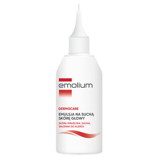Emolium Dermocare, emulsja na suchą skórę głowy, od 3 lat, 100 ml - zdjęcie produktu