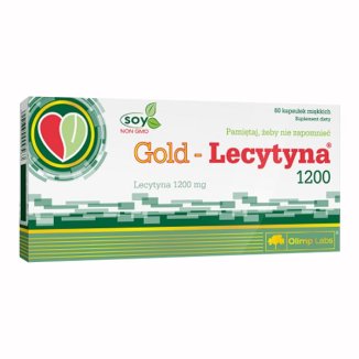 Olimp Gold Lecytyna 1200, 60 kapsułek - zdjęcie produktu
