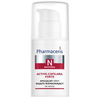 Pharmaceris N Active-Capilaril Forte, specjalny krem kojąco wzmacniający do twarzy, 30 ml - zdjęcie produktu