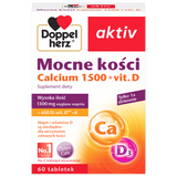 Doppelherz Aktiv Mocne kości, 60 tabletek - miniaturka zdjęcia produktu