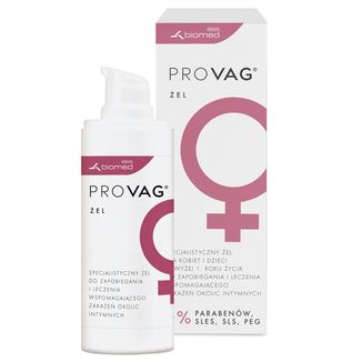 PrOVag, żel do ochrony i pielęgnacji okolic intymnych, 30 g USZKODZONE OPAKOWANIE - zdjęcie produktu