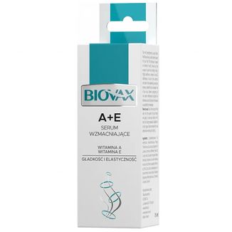 Biovax A+E, serum wzmacniające do włosów suchych i zniszczonych, 15 ml USZKODZONE OPAKOWANIE - zdjęcie produktu