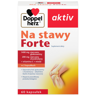 Doppelherz aktiv Na stawy Forte, 60 kapsułek USZKODZONE OPAKOWANIE - zdjęcie produktu