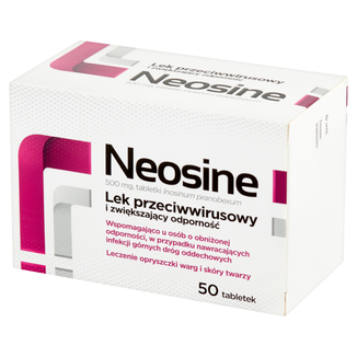Neosine 500 mg, 50 tabletek - zdjęcie produktu