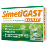 SimetiGast Forte 240 mg, 20 kapsułek elastycznych - miniaturka zdjęcia produktu