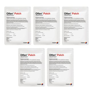 Olfen Patch 140 mg, plastry lecznicze, 5 sztuk - zdjęcie produktu