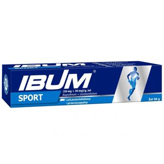 Ibum Sport (50 mg + 30 mg)/g, żel, 50 g USZKODZONE OPAKOWANIE - zdjęcie produktu