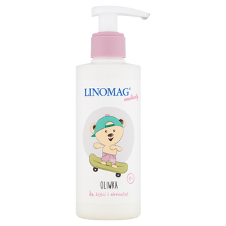 Linomag Emolienty, oliwka dla dzieci i niemowląt od 1 dnia życia, 200 ml USZKODZONE OPAKOWANIE - zdjęcie produktu