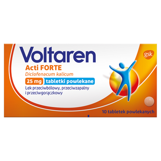Voltaren Acti Forte 25 mg, 10 tabletek powlekanych - zdjęcie produktu