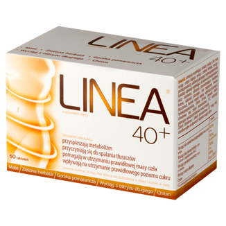 Linea 40+, 60 tabletek USZKODZONE OPAKOWANIE - zdjęcie produktu