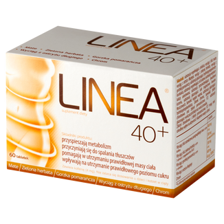 Linea 40+, 60 tabletek - zdjęcie produktu