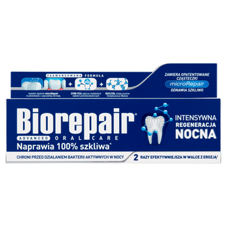 Biorepair Night, pasta do zębów, intensywna regeneracja nocna, 75 ml - zdjęcie produktu