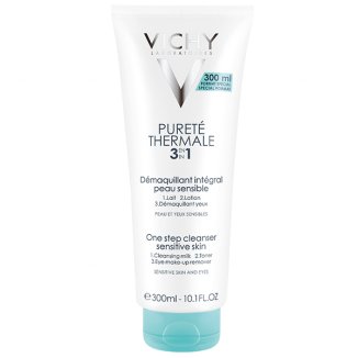 Vichy Purete Thermale, preparat do demakijażu twarzy i oczu 3w1, 300 ml - zdjęcie produktu